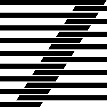 parallel lines overlapping