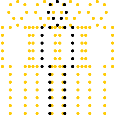 overlapping people with the central person highlighted